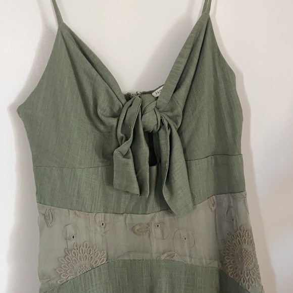 Saints + Secrets tie front flowy dress - Picture 2 of 5